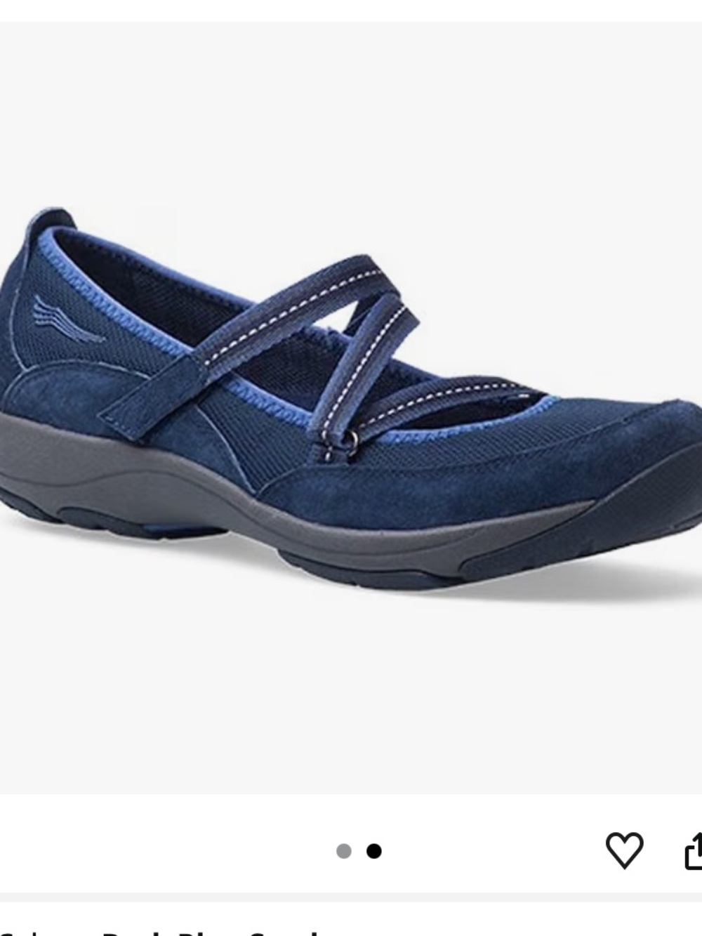 Dansko Hazel Flat, Mary Jane, Suede and Mesh Upper, Comfort Shoe, Sneaker, EU 41